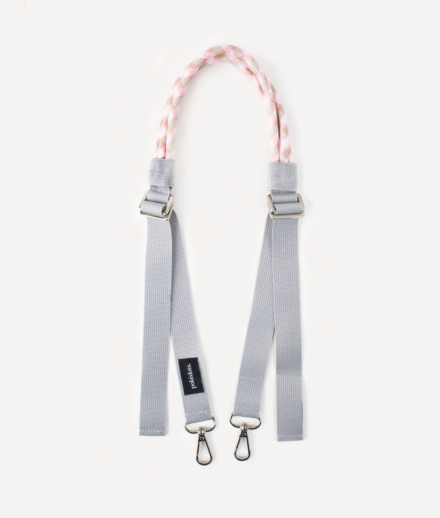 POKÉDOTS TWO SIDED WIDE STRAP GREY