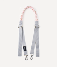 POKÉDOTS TWO SIDED WIDE STRAP GREY