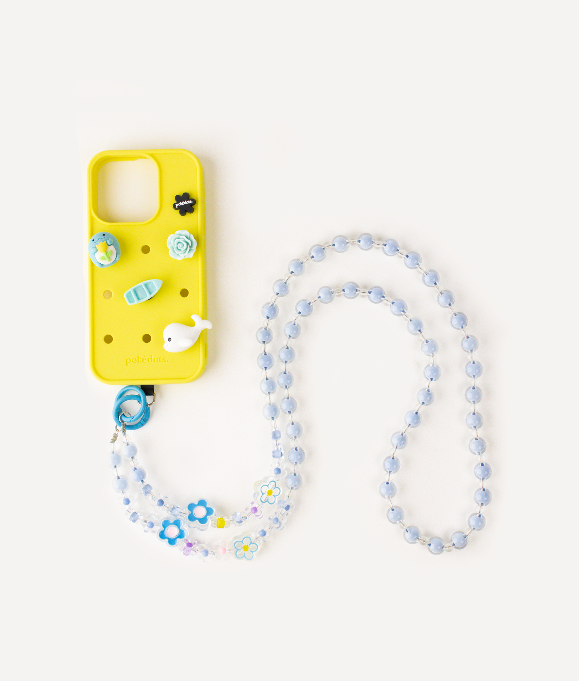 POKÉDOTS CHAIN BEADS FLOWER BLUE