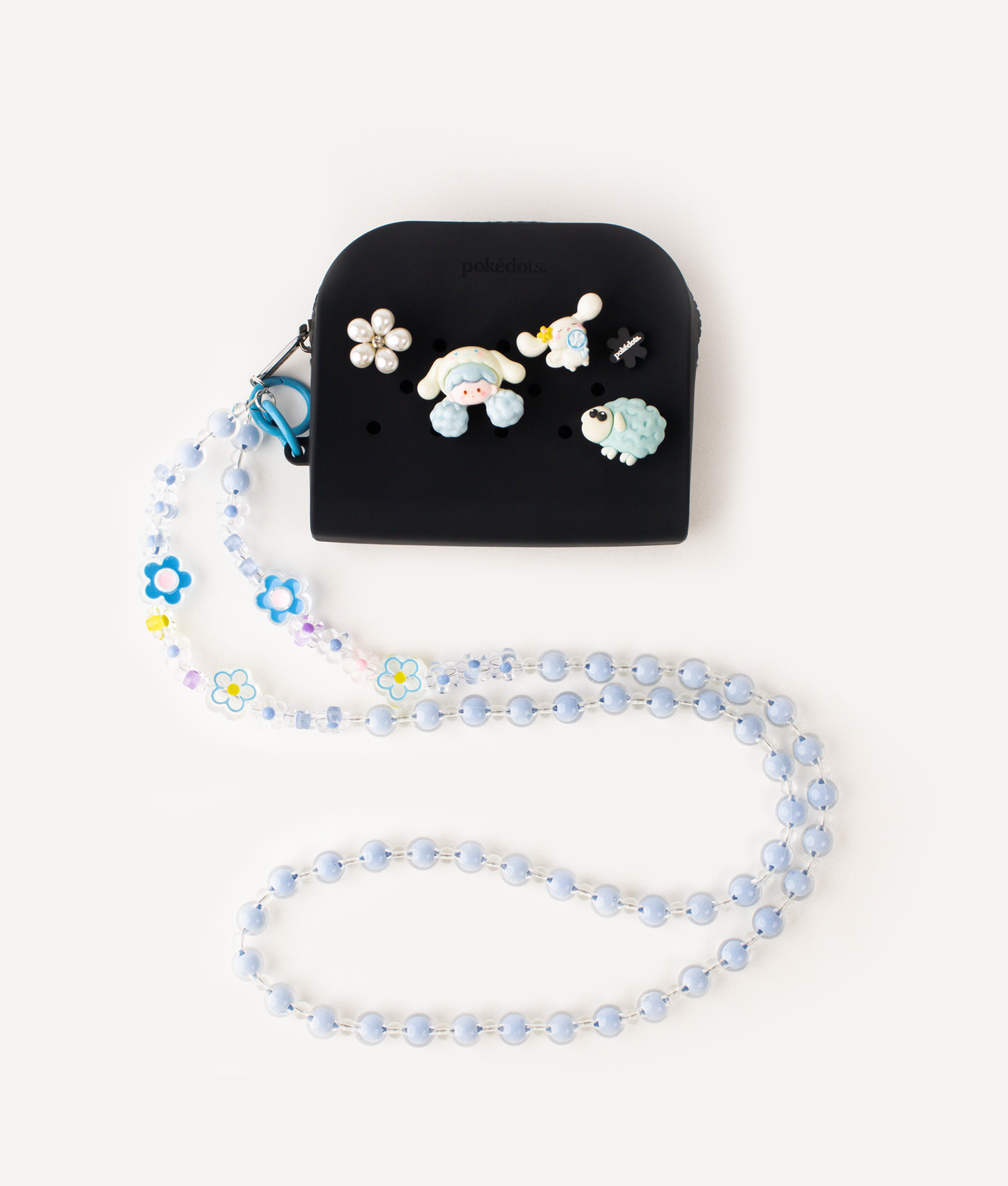 POKÉDOTS CHAIN BEADS FLOWER BLUE