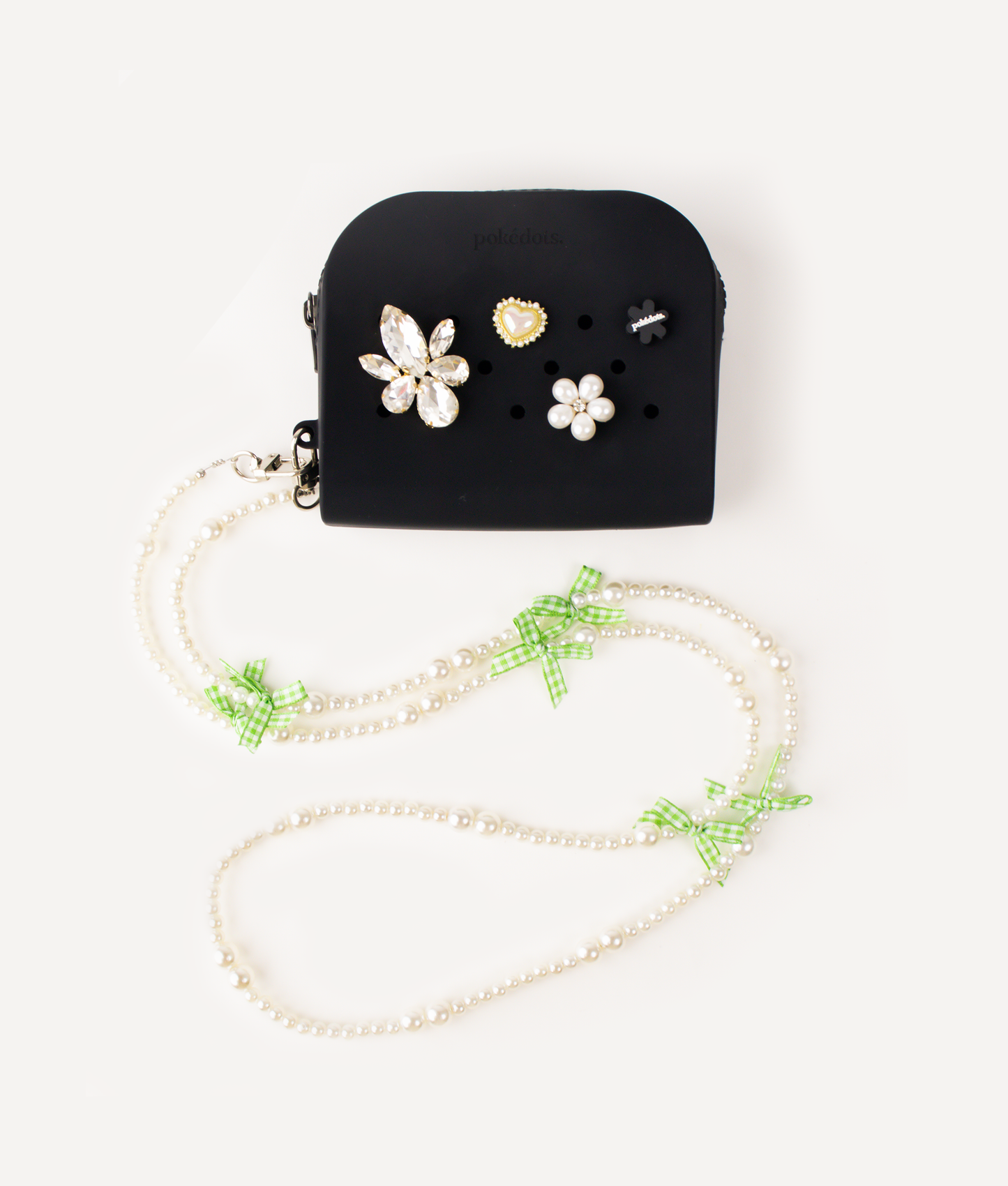 POKÉDOTS CHAIN BEADS RIBBON GREEN