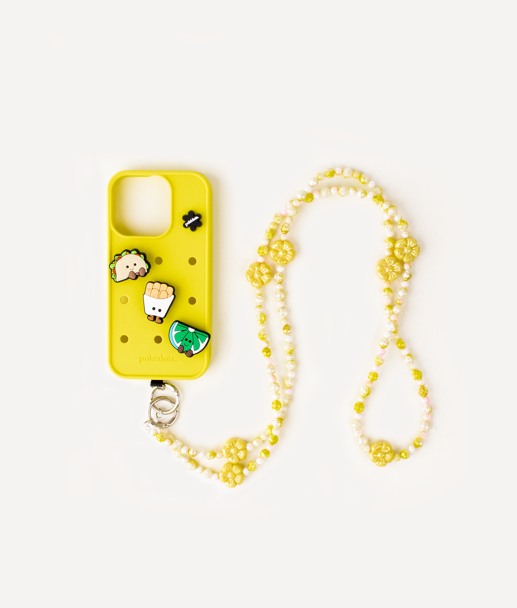 POKÉDOTS CHAIN BEADS FLOWERS YELLOW