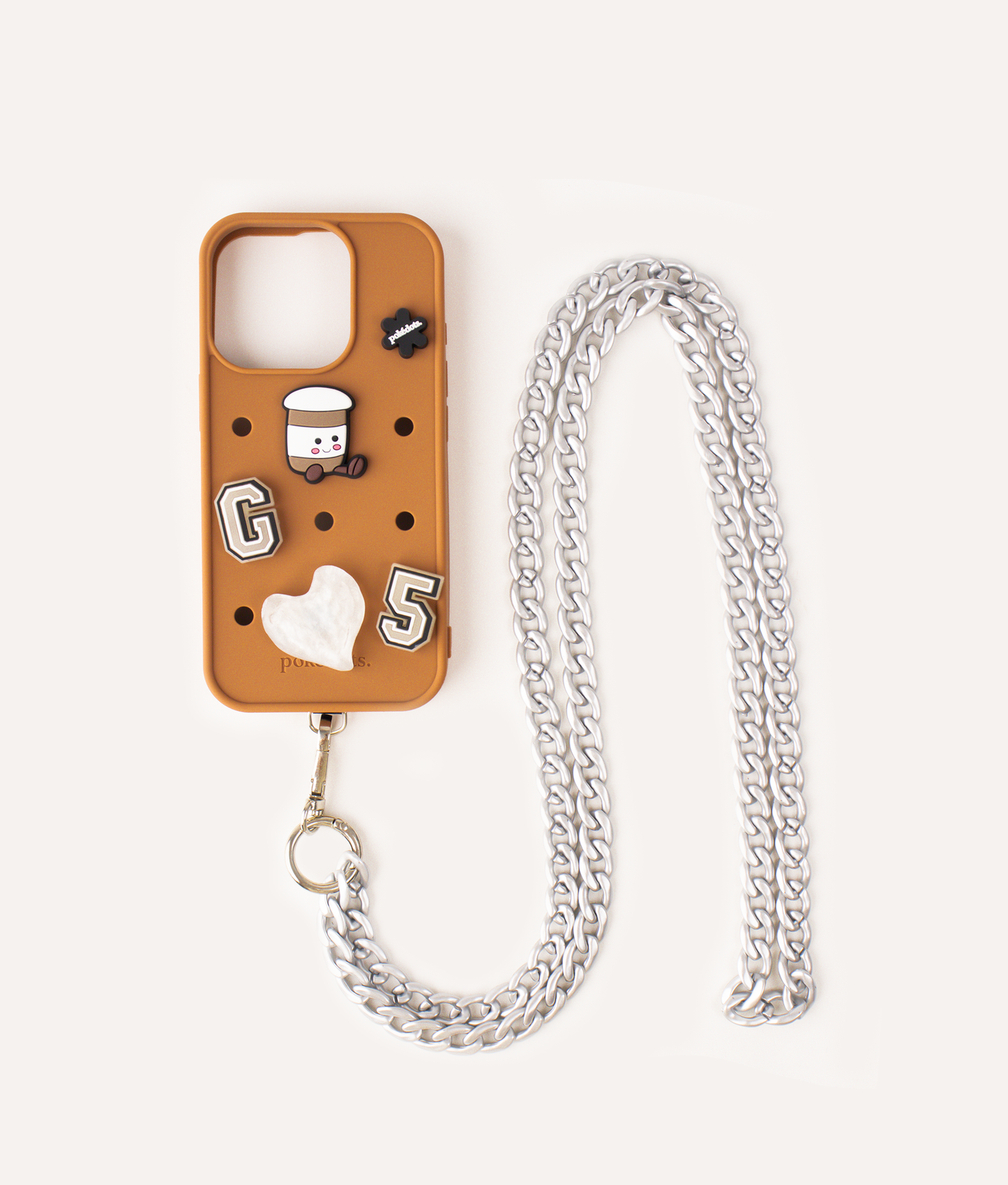 POKÉDOTS CHAIN ACRYLIC GRY