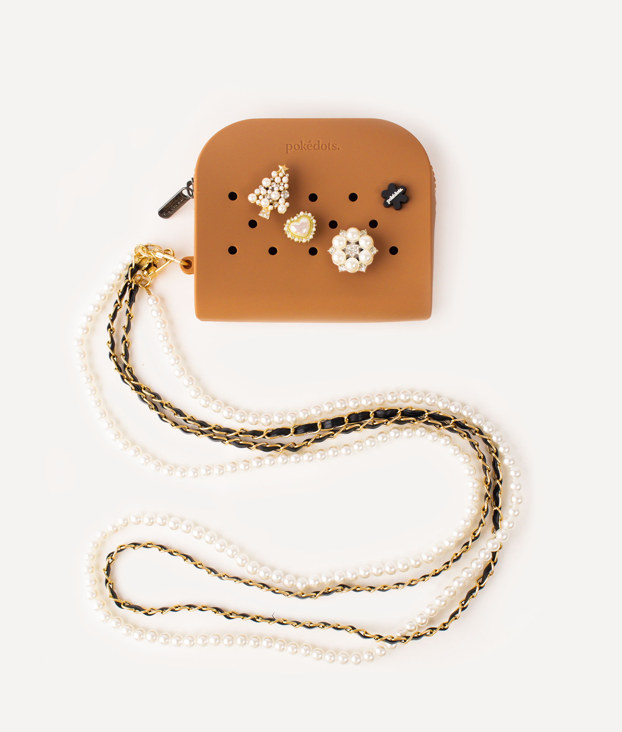 POKÉDOTS CHAIN BEADS DOUBLE BLACK